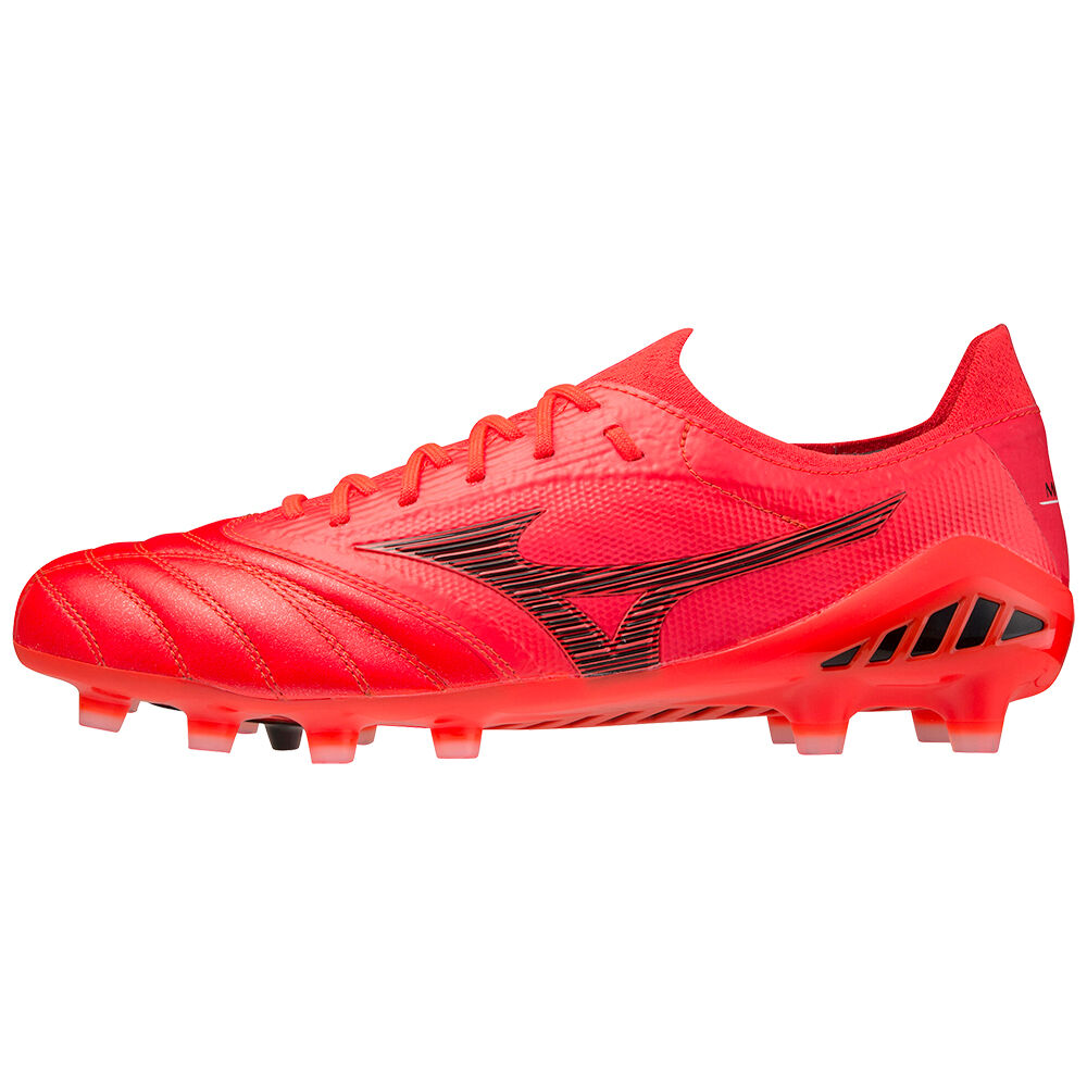 Tacos de Futbol Mizuno Morelia Neo III Beta Japan Para Hombre Rojos/Negros 7824631-ZT